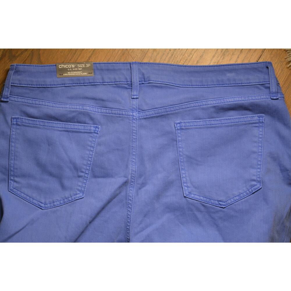 Chico's So Slimming Girlfriend Kick Flare Jeans - SP - Picture 6 of 9